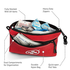 Swiss Safe durable nylon case protects contents during rough handling