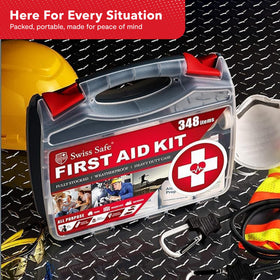 Swiss Safe bonus mini kit adds 32 pieces for on site emergencies.