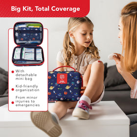 Junior bandages and cooling patches from Swiss Safe kit for child care