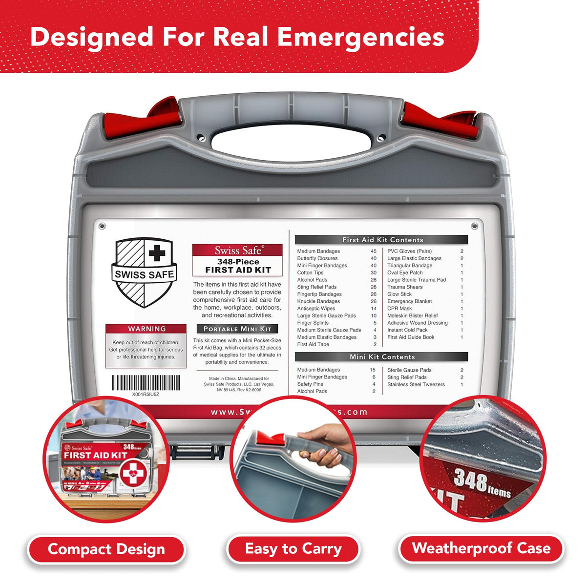 Swiss Safe FSA and HSA eligible for qualifying purchases.