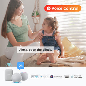 SwitchBot Battery 2000mAh close-up highlights long-life power in blinds tilt.
