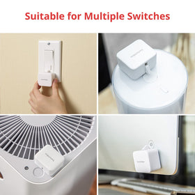 SwitchBot Hub enables voice control and remote access for the Button Pusher.