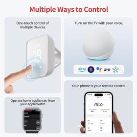 SwitchBot Hub 2 connects over 2.4GHz Wi‑Fi for remote monitoring.