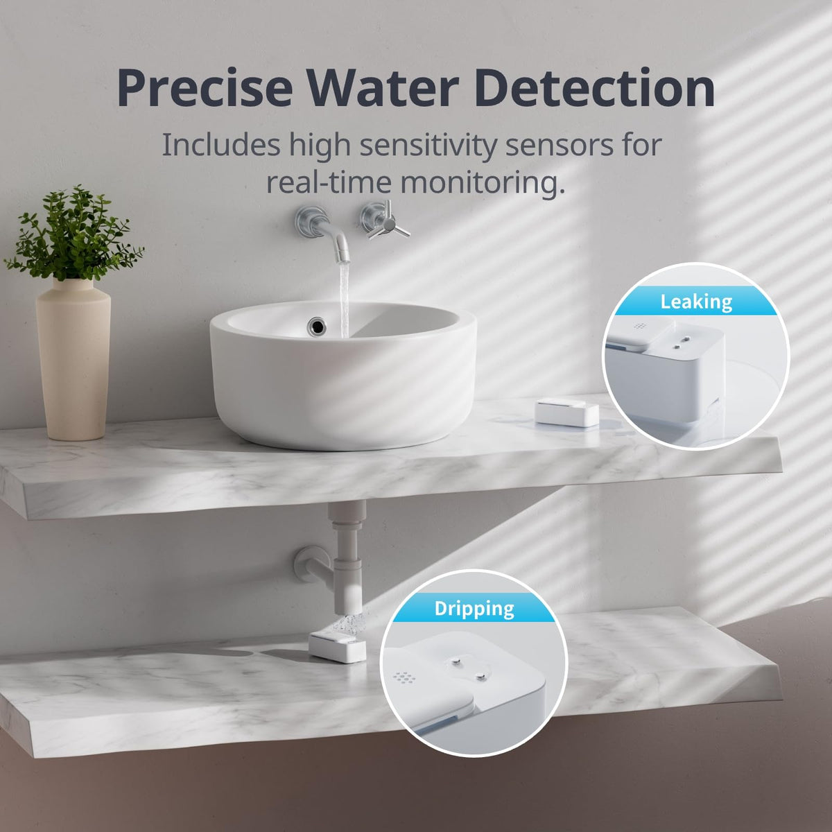 SwitchBot IP67 waterproof casing withstands humidity in laundry areas.