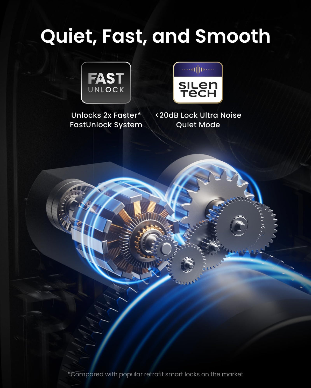 SwitchBot Lock Ultra auto unlock for seamless entry as you approach.
