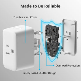 SwitchBot Smart Plug Mini app control provides convenient remote access.