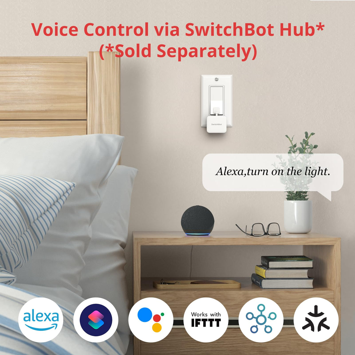 SwitchBot timer and schedule feature automates routines for daily life.