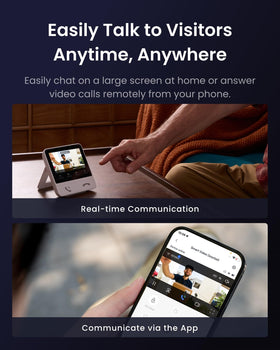 SwitchBot wide-angle doorbell captures the entire entrance for no blind spots.