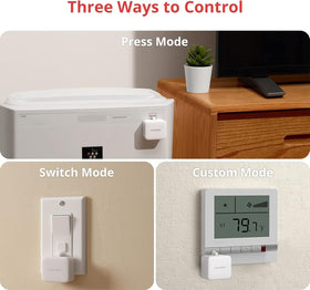 SwitchBot white finish blends with home décor.