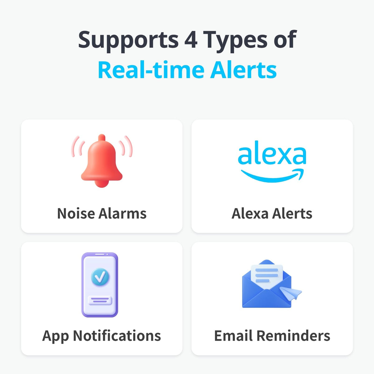 SwitchBot app alerts screen shows real-time leak notifications.