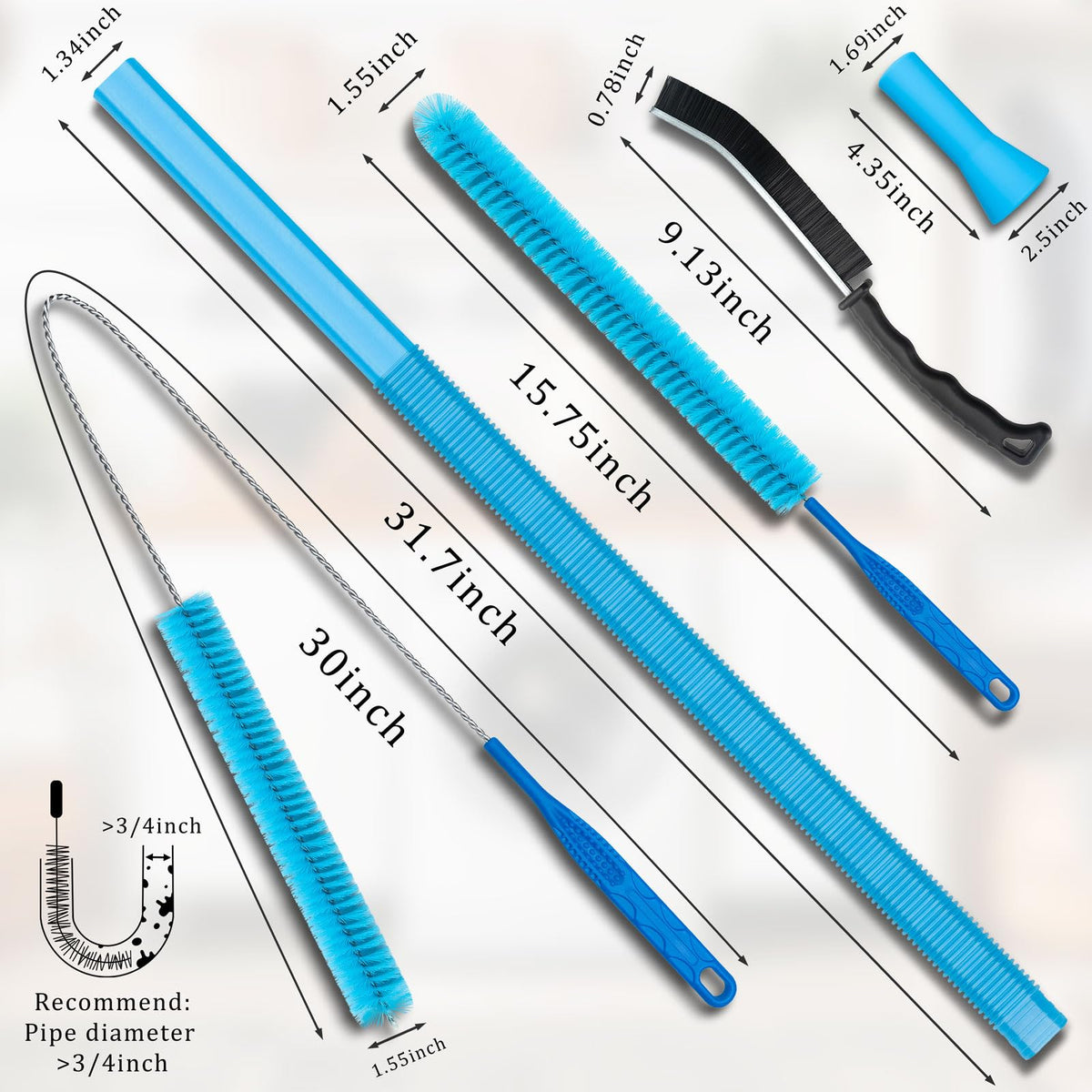 SWKTPP Dryer Lint Brush detail highlights stubborn lint removal.