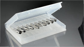 Sworker double-cut tungsten carbide bits deliver precise shaping on hard materials.
