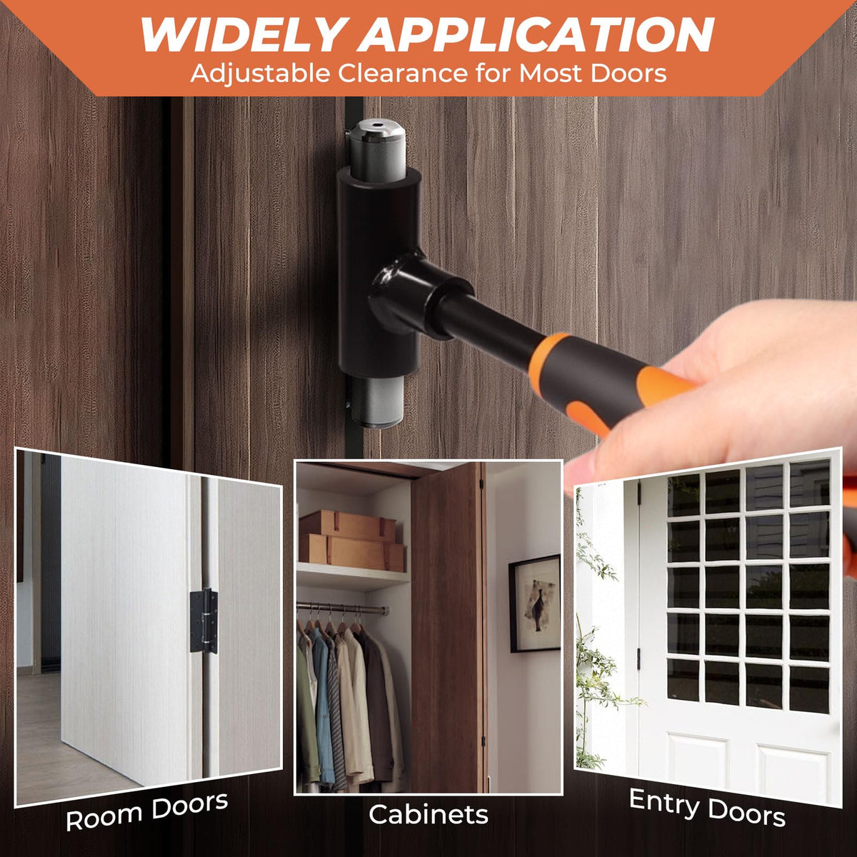 Swozzto tool used on cabinet and door applications for precise alignment.