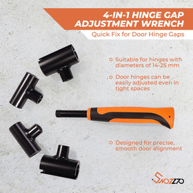 Swozzto rubber grip handle close-up for comfortable control during adjustment.