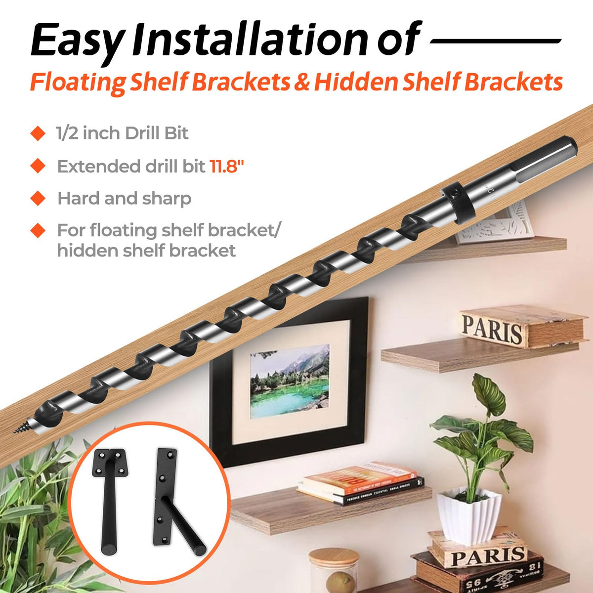 Swozzto self-centering scriber tool facilitating straight holes.