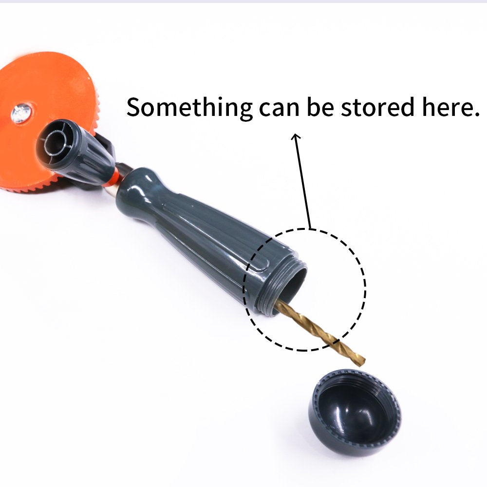 Swpeet ergonomic grip handle enhances control during extended hand drilling sessions.