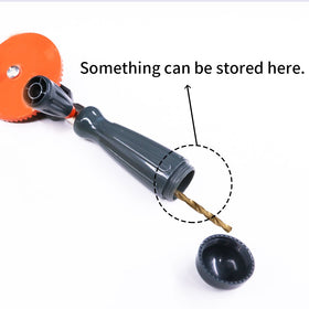 Swpeet ergonomic grip handle enhances control during extended hand drilling sessions.