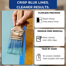 SWRT tape tear-by-hand feature enables quick setup