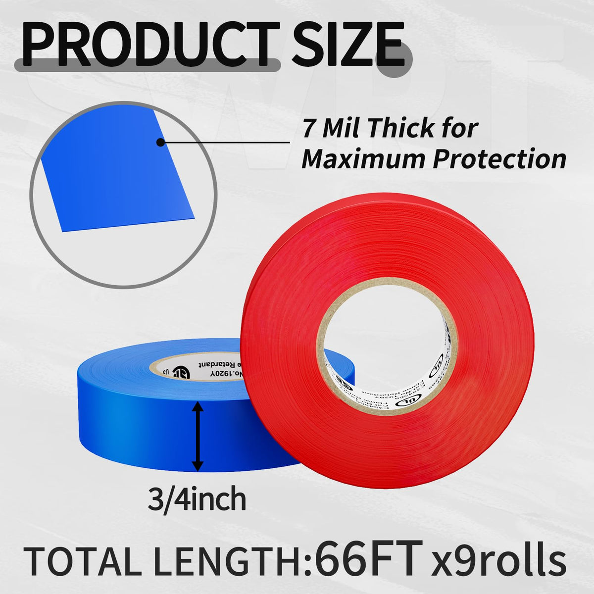 SWRT colored electrical tape yellow ideal for coding circuits and high-visibility repairs.