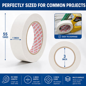 SWRT masking tape delivers crisp paint lines with clean removal