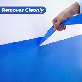 SWRT tape seals edges cleanly on walls, trim, and cabinets.