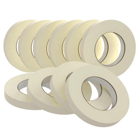 SWRT masking tape ten-roll pack, 0.75 inch width, for precise painting projects.