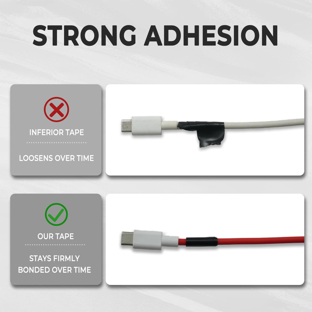 SWRT weatherproof tape resists moisture, UV, and abrasion for indoor and outdoor use