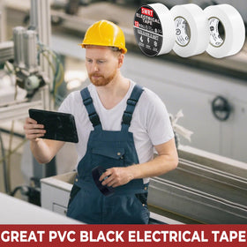 SWRT white electrical tape versatile for DIY and professional projects
