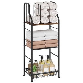 SWTYMIKI towel rack M-shape layout maximizes towel organization