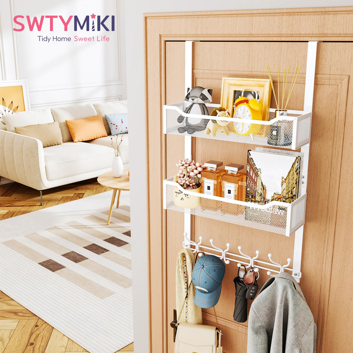 SWTYMIKI stainless steel construction conveys durable, modern storage