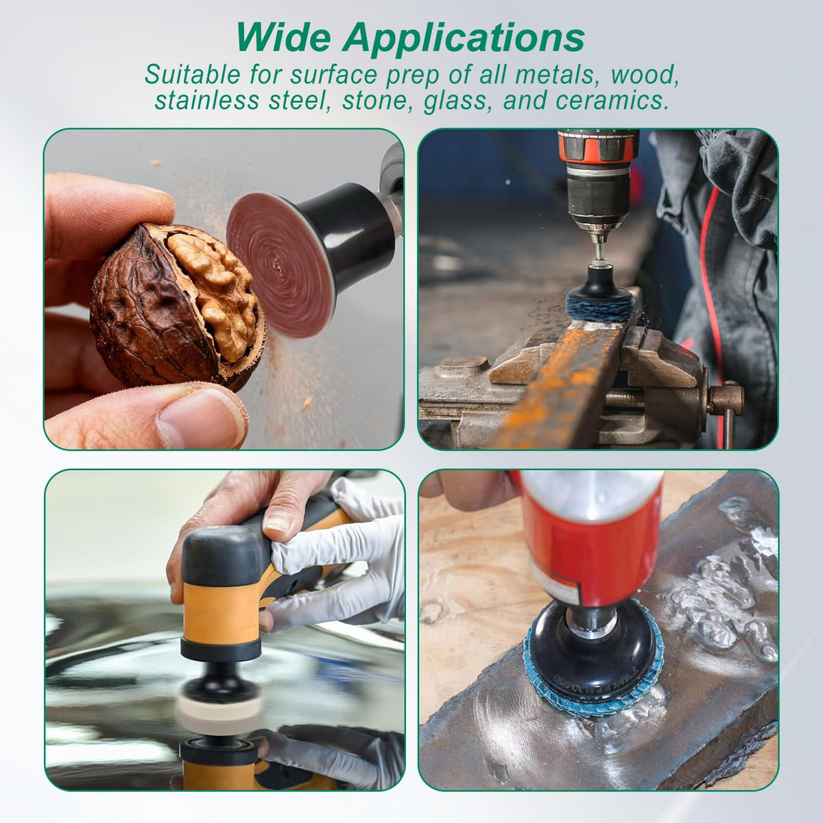 SWUMUO backing pad and accessories provide secure mounting