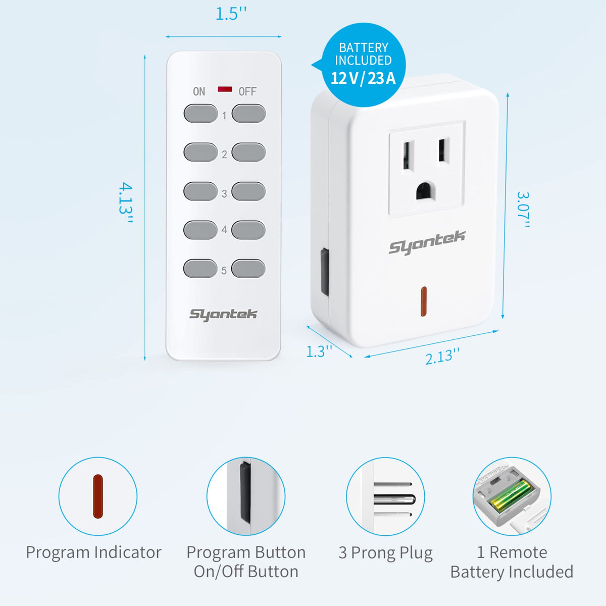 Syantek design supports seniors and mobility-impaired users through simple control.