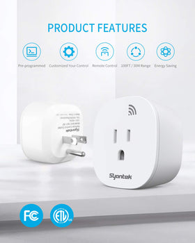 Syantek expandable remote kit shows scalable wireless control for multiple devices.