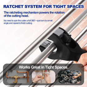 Copper pipe compatibility makes HVAC work easier.