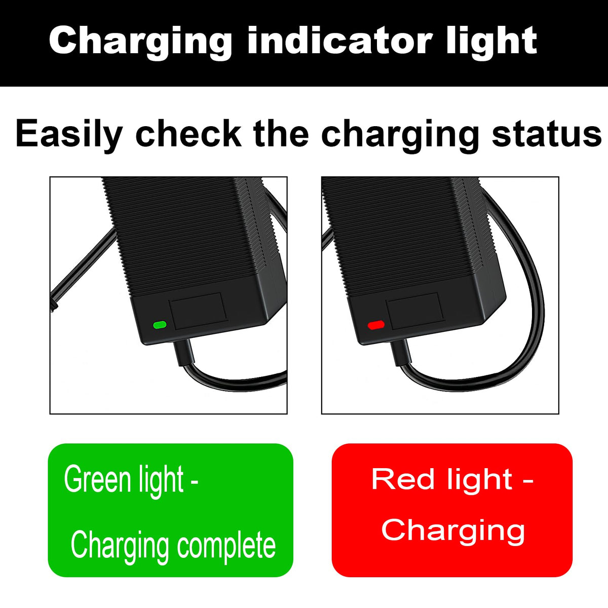 SYFLYH charger label showing AC input 100-240V and DC output 54.6V