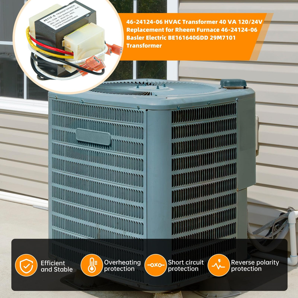 SYFLYH Basler BE161640GDD 24V 40VA transformer supports Basler and similar models