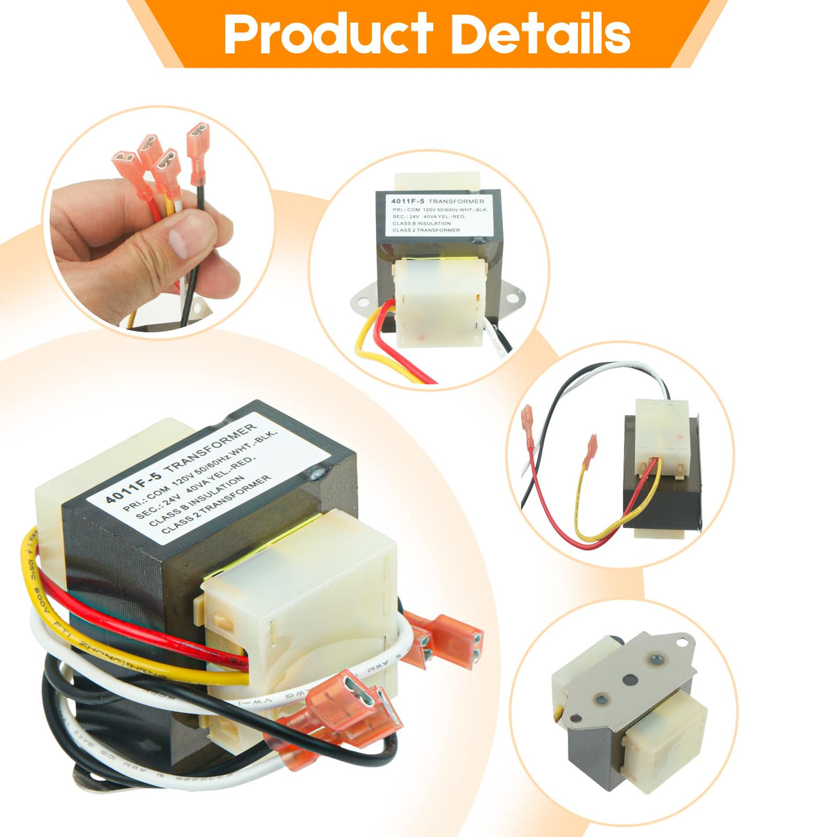 SYFLYH 120V to 24V 60Hz transformer for HVAC control systems