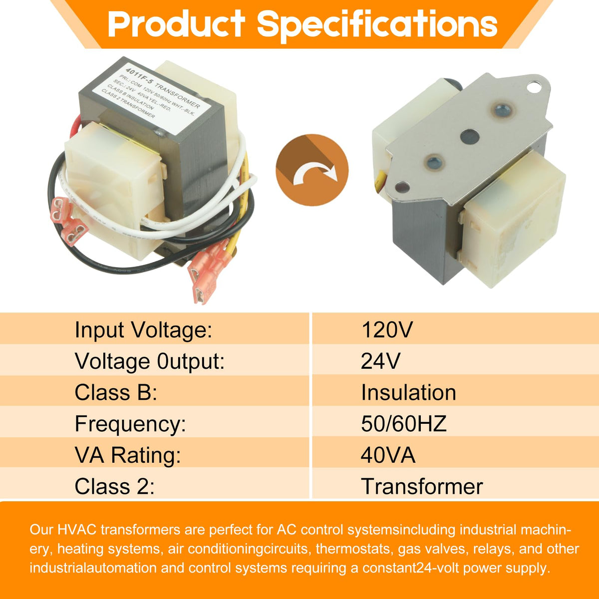 SYFLYH transformer for Rheem Ruud 46-24124-06 ensures smooth furnace operation