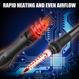 Syizyen 8586D auto sleep reduces idle heat to prolong station life