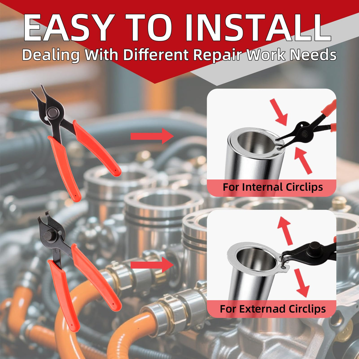 Syizyen pliers with reversible joint for quick mode switching.
