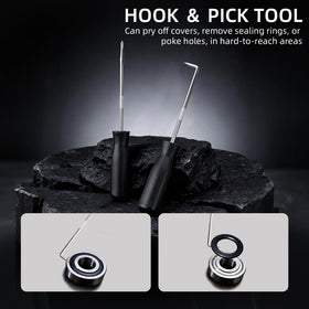 Syizyen straight and bent tips designed for tight spaces.