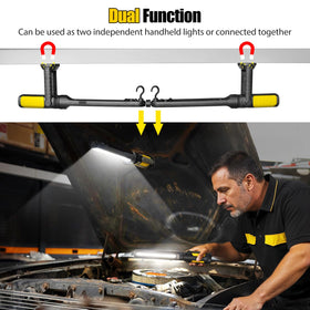 Sylstar work light features 360-degree rotation for flexible aiming.