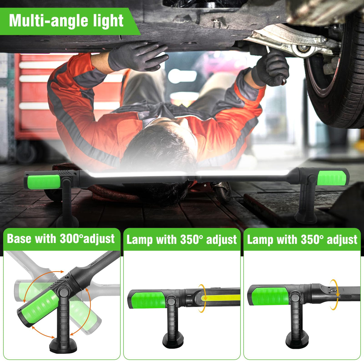 SYLSTAR 4400mAh battery for long-lasting runtime.