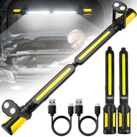 Sylstar work light with 2400 lumens for detailed under-hood inspection.