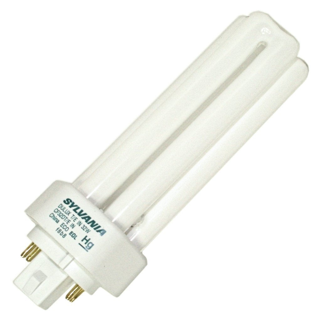 Sylvania 20885 32W triple-tube lamp with 3500K warm white light for dimmable compatibility