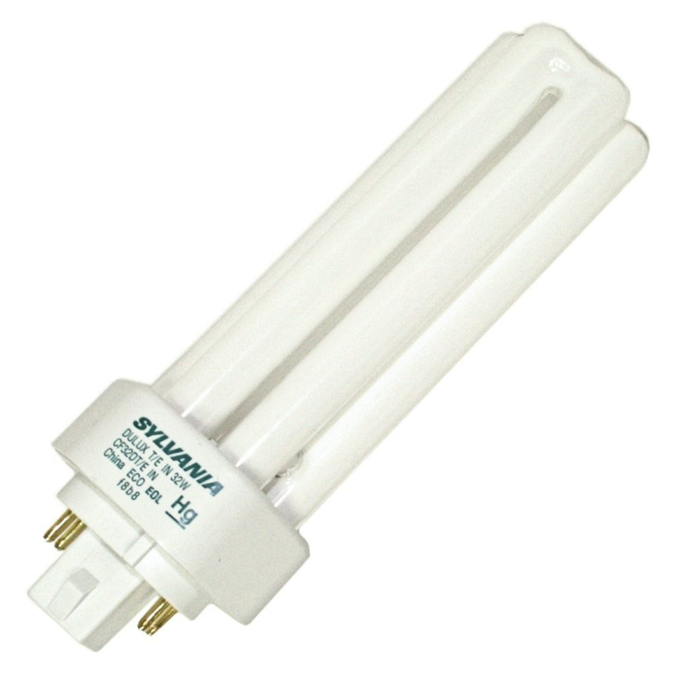 Sylvania 20885 32W triple-tube lamp with 3500K warm white light for dimmable compatibility