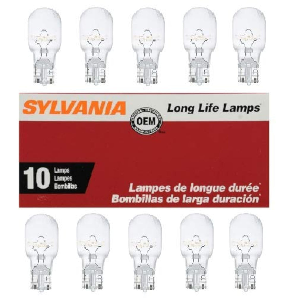 Sylvania 921 long-life incandescent bulb for reliable automotive lighting and easy replacements