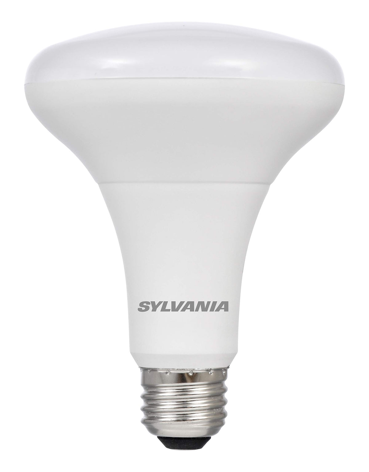 Sylvania BR30 dimmable LED bulb delivering 650 lumens with low energy use