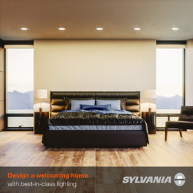 Sylvania BR30 LED bulbs are UV IR and mercury free for safe indoor use