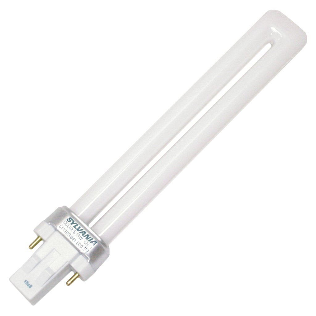 Sylvania CF13DS 13W lamp, cool white pack-10, delivers energy-efficient lighting for homes and offices.
